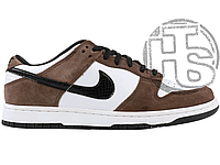 Мужские кроссовки Nike Dunk Low Pro Trail Brown Black White 304292-102