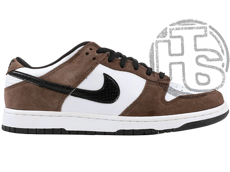 Чоловічі кросівки Nike Dunk Low Pro Trail Brown Black White 304292-102, фото 1