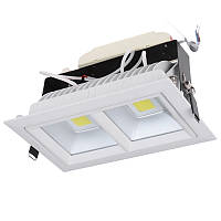 Светильник потолочный led встроенный Brille 40W LED-233 Белый CS, код: 7272949