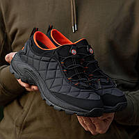 Кроссовки мужские зимние Merrell Ice Cap Moc 2 Black/Orange, Мерелл Айс Кап Мок 2, код IN-1591 44-28 см