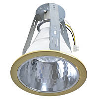 Светильник потолочный встроенный Brille 60W VDL-60 Латунь ML, код: 7272196
