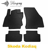 Коврики в салон Skoda Kodiaq 2016- Резиновые Комплект STINGRAY (Шкода Кодиак)