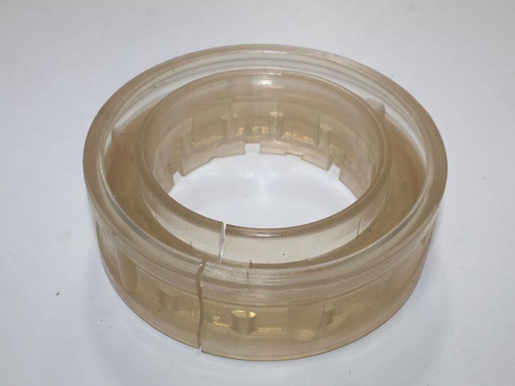 Бафер силіконовий H 45 h 20 D 130 d 85 розрізаний