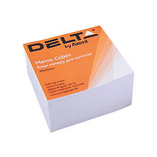 Блок паперу для нотаток Блок паперу для нотаток непроклеєний білий Delta 90х90х30 мм D8003 (D8003 x 32386)