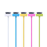 Кабель USB Remax RC-006i4 Light iPhone 4/4s 30pin 1м білий, фото 4