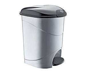 Відро Irac Plastic Bella для сміття педальне 12 л d27 см h33 см поліпропілен (CK-800)