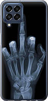 Чехол с принтом для Samsung Galaxy M33 / на самсунг галакси М33 с рисунком Рука через рентген