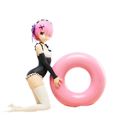 Фігурка Sega Життя в альтернативному світі з нуля Рам Re:Zero Ram 21 см WST RZ R 247