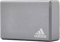 Блок для йоги Adidas Yoga Block серый Уни 22.8x15.2x7.6 см ADYG-20100FOAM