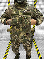 Теплая армейская куртка военный бушлат multicam, Тактическая демисезонная одежда ВСУ мультикам