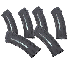 Комплект магазинів 10 шт з вікном чорний для АК74 5.45 x 39 на 30 набоїв