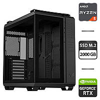 Сборка под заказ: новый игровой ПК Asus Gaming GT502 Black Tower / AMD Ryzen 5 7500F (6 (12 | всё для тебя