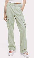 Жіночі полотняні штани карго Н&М (56035) М Хакі