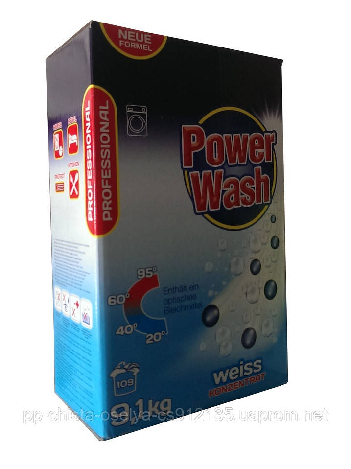 Пральний порошок Power Wash professional Weiss 9.1 кг