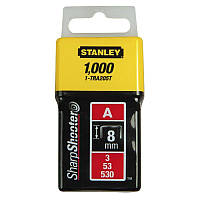 Скобы STANLEY тип А, 4мм, для Степлера ручного Light Duty, 1000шт. 1-TRA202T