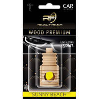 Осв.воздуха жидкий REAL FRESH "WOOD PREMIUM" Sunny Beach 5 мл ((10))