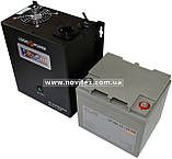Комплект резервного живлення ДБЖ Logicpower LPY-W-PSW-500 + АКБ LP-MG45, фото 2