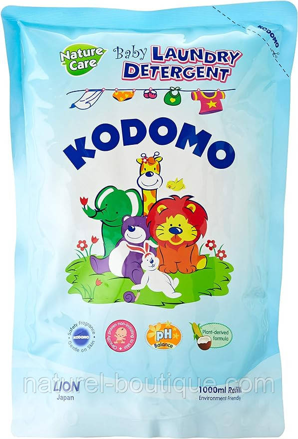 Гель для прання Lion Komdo Natural Care для дитячих речей 1000 мл, фото 1