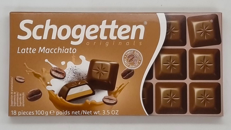 Молочний шоколад Schogetten Latte Macchiato 100 грамів Німеччина