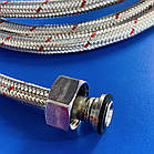 PARIGI Lavinox 2.0 м. шланг для подавання води побутової техніки (стиральних і посудомийних машинок) 3/4"×3/4" ВВ, фото 4