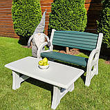 Кавовий столик для дому та саду 122х61х43см, фото 3