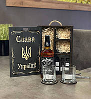 Подарочный набор для виски, подарок ко дню защитника, подарок мужчине, командиру, боевому товарищу