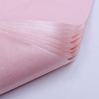 Папір тиш'ю рожевий (металевізована з одного боку) 50х70 см 20 шт./пач.