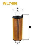 Фильтр масла WIX FILTERS 650/6 = WL7486