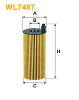 Фильтр масла WIX FILTERS 672/4 = WL7487