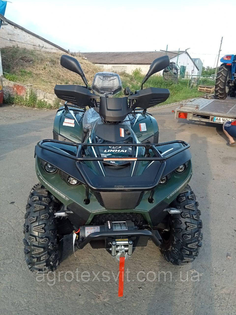 Linhai LH400ATV-D (4x4) КВАДРОЦИКЛ Линхай (Зеленый) карбюратор - фото 4 - id-p1176772059