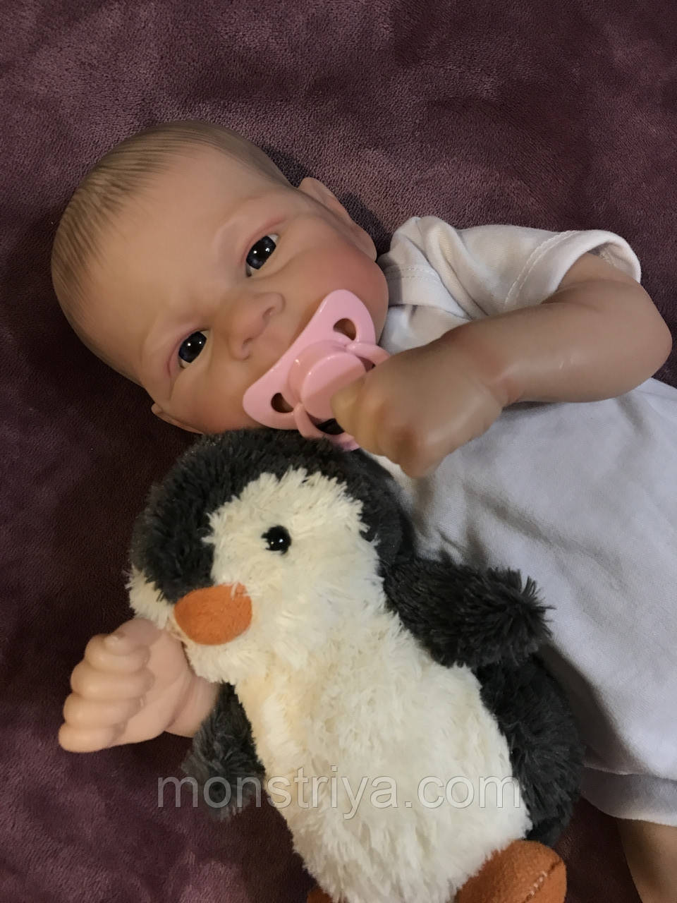 Хлопчик реборн, новонароджений, фото 1