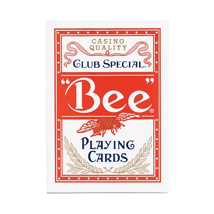 Карти гральні | Bee Standard Index червона, фото 1
