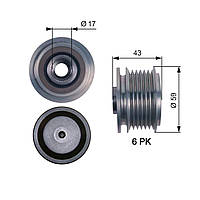 OAP7112 (7789-10085) Шків генератора GATES OVERRUNNING PULLEY