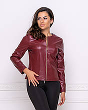 Демісезонна куртка-жакет з екошкіри "Delmar"