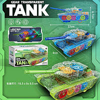 Игрушка Танк батар. FS238-3A (72шт/2) 2 цвета, свет, звук, в кор.18,5*9*9,5см