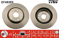 DF4828S TRW - Гальмівний диск
