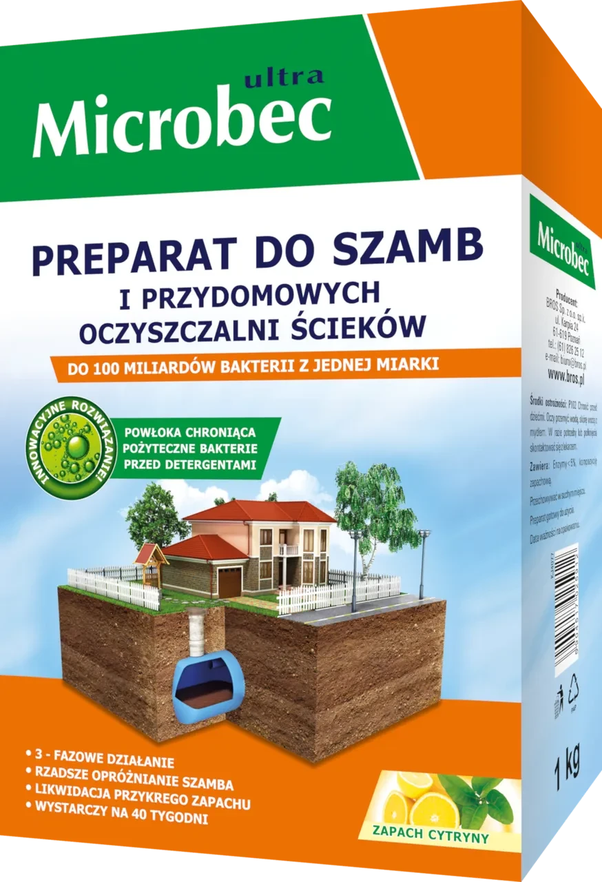 Септик для вигрібних ям «Микробек» 25 г порошок, оригінал