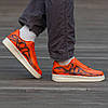 Чоловічі Кросівки Nike Air Force 1 Low Skeleton Orange Black / Найк Аїр Форс 1 Скелетон Низькі Помаранчеві, фото 6