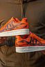 Чоловічі Кросівки Nike Air Force 1 Low Skeleton Orange Black / Найк Аїр Форс 1 Скелетон Низькі Помаранчеві, фото 7