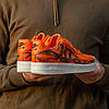 Чоловічі Кросівки Nike Air Force 1 Low Skeleton Orange Black / Найк Аїр Форс 1 Скелетон Низькі Помаранчеві, фото 8