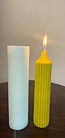 Силіконова форма для свічки канілюр тонка 15 см