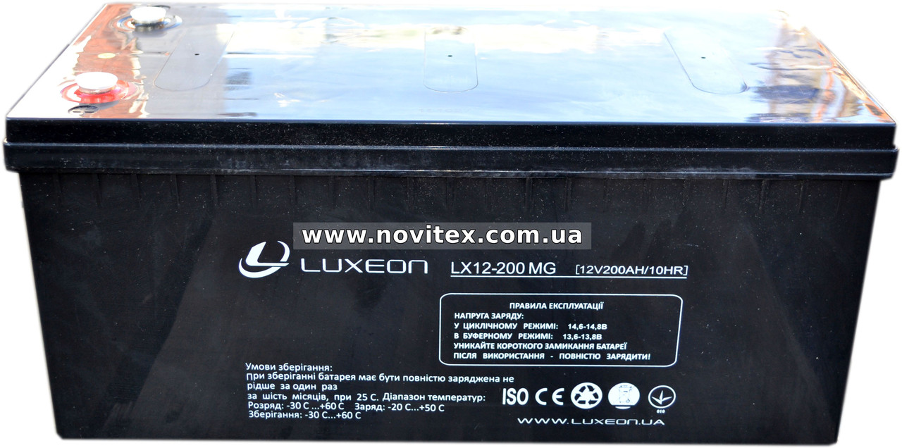 Аккумулятор мультигелевый Luxeon LX12-200MG 12v 200ah - фото 1 - id-p337471724