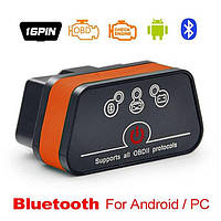 Автосканер Vgate iCar 2 v2.1 Bluetooth 3.0 iCar2 мультимарочный блютуз для андроїд Android elm 327