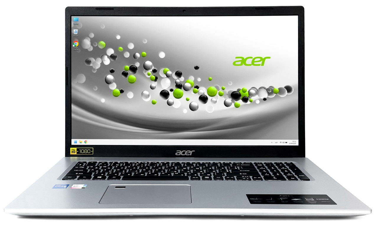 Ноутбук Acer Aspire 5 A517: Core i5-1135G7 / DDR4 12 ГБ / SSD 1 ТБ / Intel Iris Xe Graphics / 17.3"