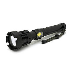 DR-ліхтар ручний Voltronic XHP90.2, 1LED XHP110, 72W, бічний світлодіод, 7 режимів, ZOOM,2х18650/без Акб,