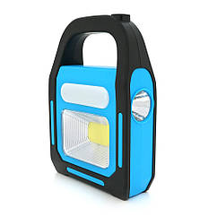DR Переносний ліхтар ORION OR-9707B+Solar, COB+SMD LED, 3 режими роботи, заряд від 5V, USB вихід, батарея