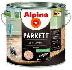 Лак Alpina Parkett SM шовковисто-матовий