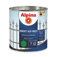 Эмаль по металлу Alpina Direkt auf Rost (Зелёный)