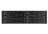 Chieftec Отсек для накопителя Backplane CMR-625, 6x2.5" HDD/SSD, 1x5.25" EXT Slot, SATA, черный Baumar -