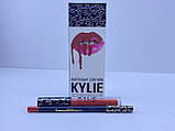 Помада та олівець для губ 2 в 1 Kylie #22, фото 3